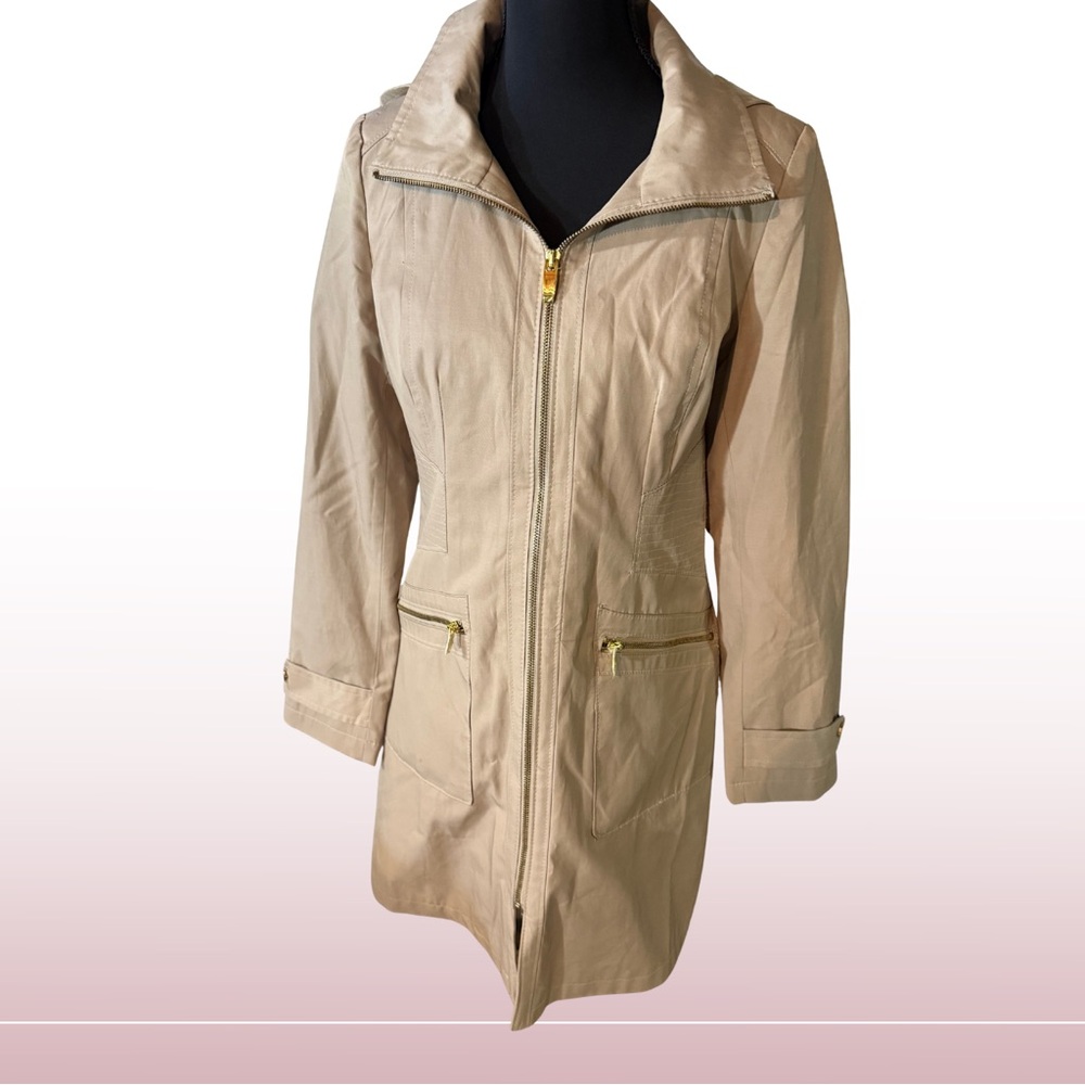 Via Spiga Tan Trench Coat